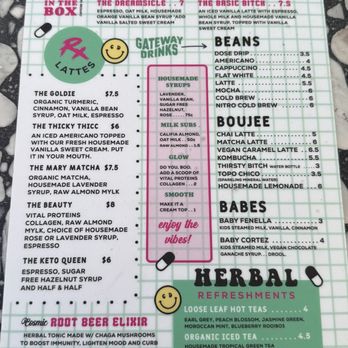 Coffee Dose - menu 02/2025 - Coffee & Tea Near Me - Irvine, California Coffee Dose - menu 02/2025 - Coffee & Tea Near Me - Irvine, California