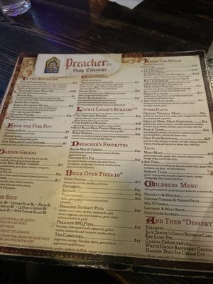 Menu photo 1 Preacher Bar Cape Canaveral, FL Menu photo 1 Preacher Bar Cape Canaveral, FL