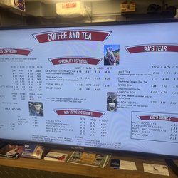 Our drink menu
