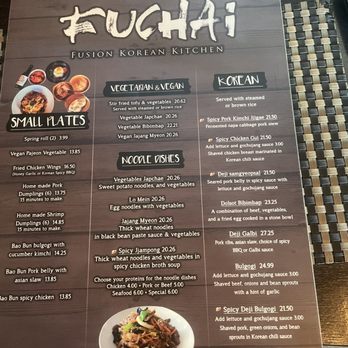 Fuchai - Menu - Korean Near Me - Miami, Florida Fuchai - Menu - Korean Near Me - Miami, Florida