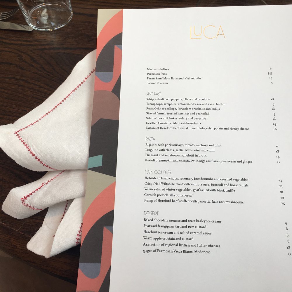 Luca - Italian Near Me - London, XGL