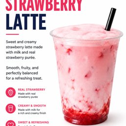 Matcha Strawberry Latte