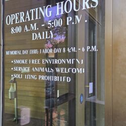 Texas Travel Information Center - Operating Hours 08-23-2026