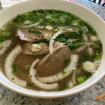 Pho Saigon - The broth in the Beef Pho is scented with anise. - Vietnamese Near Me - Hackensack, New Jersey Pho Saigon - The broth in the Beef Pho is scented with anise. - Vietnamese Near Me - Hackensack, New Jersey