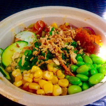 Poke Life - A tuna and salmon poke bowl with lots of toppings! - Poke Near Me - San Francisco, California Poke Life - A tuna and salmon poke bowl with lots of toppings! - Poke Near Me - San Francisco, California