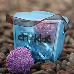 Choklat - Fresh hand made and rolled truffles in boxes of 2 or up to 15.  Coatings can be serious or fun!  1100 different varieties.