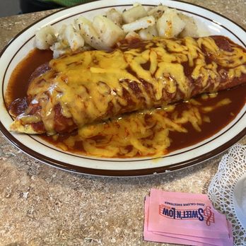 El Charritos - Smothered breakfast burrito - New Mexican Cuisine Near Me - Albuquerque, New Mexico