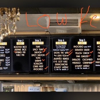 The Low-Key Poke Joint - Red marks is what I ordered.. - Poke Near Me - Riverside, California The Low-Key Poke Joint - Red marks is what I ordered.. - Poke Near Me - Riverside, California