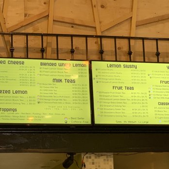 Happy Lemon - Menu - Juice Bars & Smoothies Near Me - Alameda, California Happy Lemon - Menu - Juice Bars & Smoothies Near Me - Alameda, California