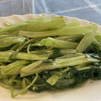 壽記海鮮酒家 - 清炒通菜 - Seafood Near Me - Hong Kong, HK