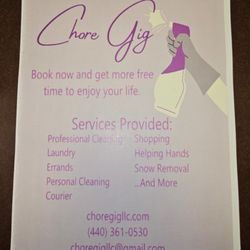 Chore Gig - Flyer