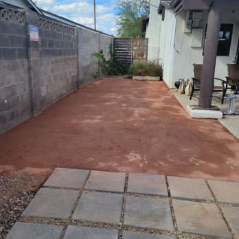 JNK Landscaping and Pools - After grass was taken out - Landscape Architects or Designers Near Me - Gilbert, Arizona