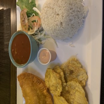 Rancho Playero - Beef empanadila, tostines, rice and beans. So good! - Puerto Rican Near Me - Ponce, Puerto Rico Rancho Playero - Beef empanadila, tostines, rice and beans. So good! - Puerto Rican Near Me - Ponce, Puerto Rico