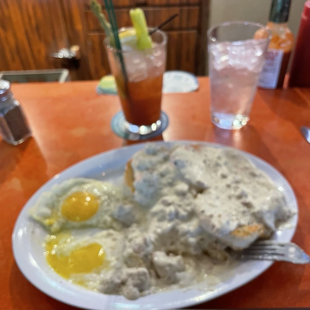 Gils K9 Bar - Biscuits and gravy. Sunny side up. Bloody spicy. - Sports Bars Near Me - Boise, Idaho