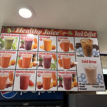 PK Donuts - Healthy fruit juice menu - Donuts Near Me - Brea, California