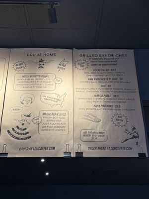 Menu photo 1 LDU Coffee Dallas, TX
