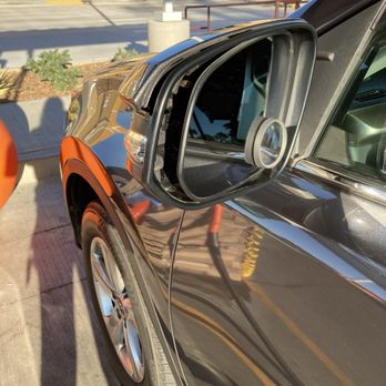Quick Quack Car Wash - Driver side mirror damaged after carwash at Quick Quack @ the corner of Alessandro and Mission Grove Prkwy - Car Wash Near Me - Riverside, California