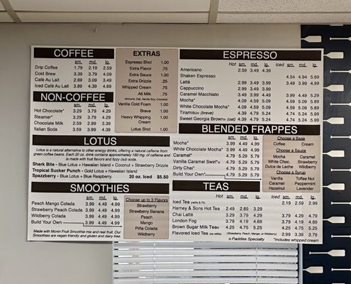 Menu photo 2 Paddles Coffee Springfield, GA Menu photo 2 Paddles Coffee Springfield, GA