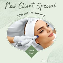 Goddess Glow Beauty Bar - All new clients receive 20% off 1 service.(Must rebook to receive deal)