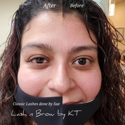 Lash N Brow By KT - Classic Eyelash Extensions, Sapphire set