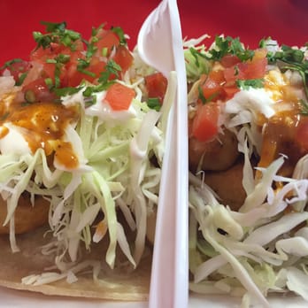 Jesse's Camarones Restaurant - Fried shrimp taco 7/2016 - Seafood Near Me - Los Angeles, California Jesse's Camarones Restaurant - Fried shrimp taco 7/2016 - Seafood Near Me - Los Angeles, California