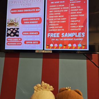 Dave’s McCully - Menu - Ice Cream & Frozen Yogurt Near Me - Honolulu, Hawaii