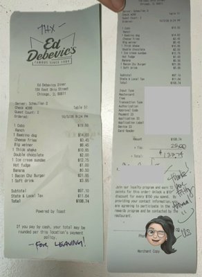 Menu photo 2 Ed Debevic's Chicago, IL Menu photo 2 Ed Debevic's Chicago, IL