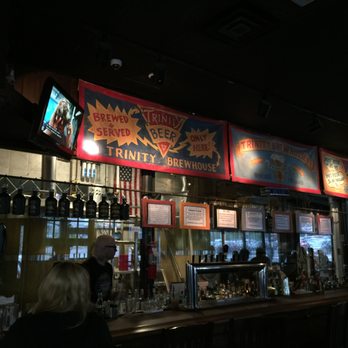 Trinity Brewhouse - Bar shot when you enter - American Near Me - Providence, Rhode Island Trinity Brewhouse - Bar shot when you enter - American Near Me - Providence, Rhode Island
