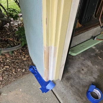 West La Handyman - It's beautiful again! All the rotten wood replaced with firm new redwood. The trims match up perfectly. - Handyman Near Me West La Handyman - It's beautiful again! All the rotten wood replaced with firm new redwood. The trims match up perfectly. - Handyman Near Me