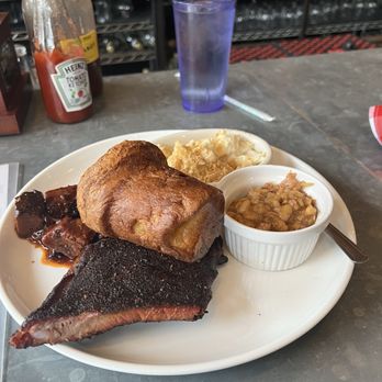 Salt + Smoke - The ribs were lukewarm and dry. The Mac and cheese was good. So was the baked beans - Barbeque Near Me - Saint Charles, Missouri Salt + Smoke - The ribs were lukewarm and dry. The Mac and cheese was good. So was the baked beans - Barbeque Near Me - Saint Charles, Missouri