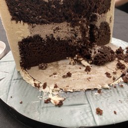 Chocolate cake with cookies and cream filling Chocolate cake with cookies and cream filling