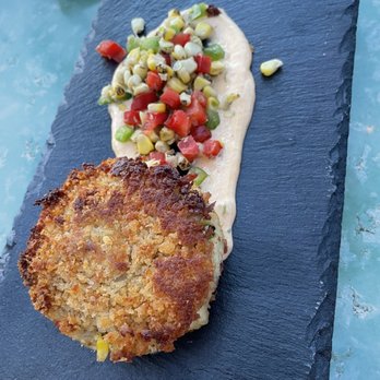 Rusty Pelican - Miami - Crab Cake - Seafood Near Me - Key Biscayne, Florida
