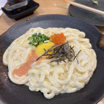 Nomu Izakaya - Creamy mentaiko udon - Japanese Near Me - Jacksonville, Florida Nomu Izakaya - Creamy mentaiko udon - Japanese Near Me - Jacksonville, Florida