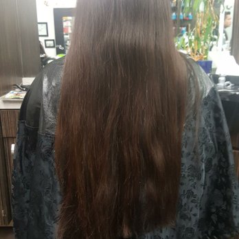 Brian Guy Studio 14 - Before! We forgot to snap a photo before cutting some of the dead bits off. Oops! - Hair Stylists Near Me - Irvine, California