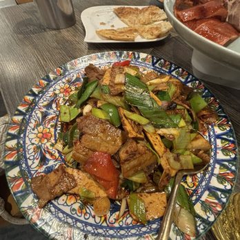 Duck House - Stir Fried Pork Intestine w/ Black Bean & Bell Pepper豉椒大腸 - Chinese Near Me - Monterey Park, California