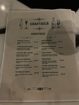 Menu photo 2 Craftails Speakeasy Bradenton, FL Menu photo 2 Craftails Speakeasy Bradenton, FL