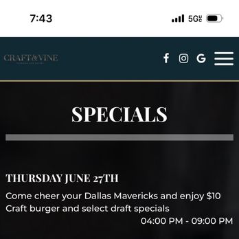 Craft & Vine - Gastropubs Near Me - Roanoke, Texas