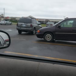Dillon Stores - That car driving away cant park. Cussed my daughter. We were in between the lines.