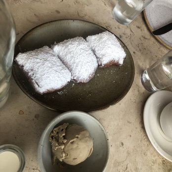 Manuela - Beignets and espresso persimmon ice cream - New American Near Me - Los Angeles, California