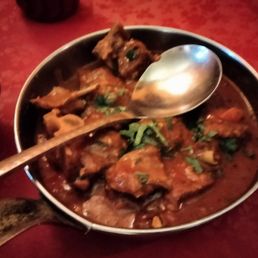 goat curry - didn't taste like much, sadly goat curry - didn't taste like much, sadly