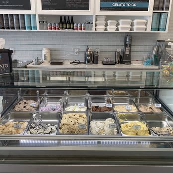 Gelato Envy - Today's selection! The pear and goat cheese was new and really delicious! - Ice Cream & Frozen Yogurt Near Me - Rockaway, New Jersey Gelato Envy - Today's selection! The pear and goat cheese was new and really delicious! - Ice Cream & Frozen Yogurt Near Me - Rockaway, New Jersey