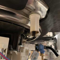 Impact Appliance Repair - The male portion of the connector that the second "technician" was fine with leaving as is.  This connector draws 7.2 amps.