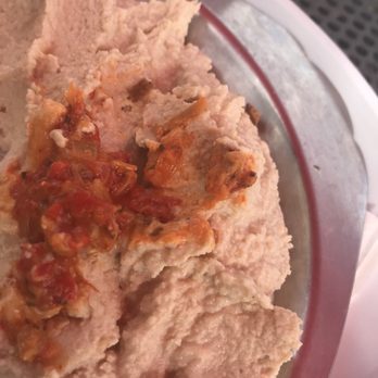 Panini's Bar & Grill - Hummus!!  It had sweet pepper and artichoke tapenade!  Delicious!! - Bars Near Me - Twinsburg, Ohio