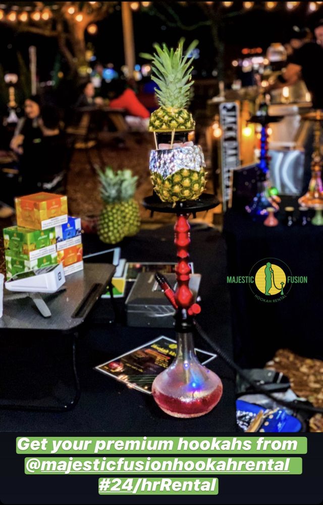 MAJESTIC FUSION HOOKAH RENTAL Request a Quote Party Equipment
