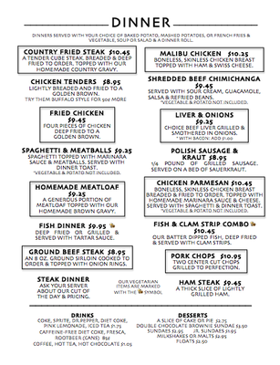 Menu photo 7 40th Street Cafe Phoenix, AZ