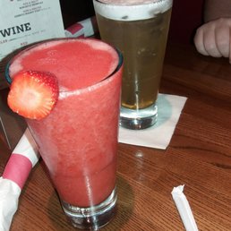 Strawberry daiquiri and long islandntea
