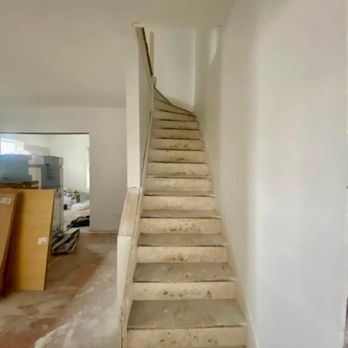 K&C Renovations & Construction - Stairs before - General Contractors Near Me