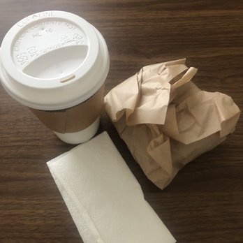 First Cup - Packaging for bagel and latte - Coffee & Tea Near Me - San Francisco, California
