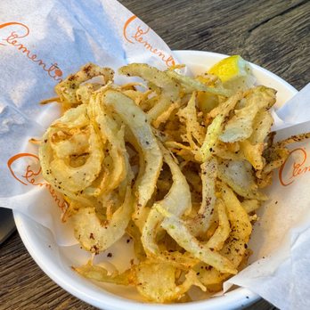 Clementine - Crispy fennel flower with lemon and salt was incredible - Mediterranean Near Me - Yountville, California