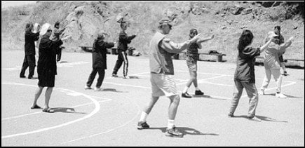 Tai Chi Practice at Yerba Buena Gardens Logo